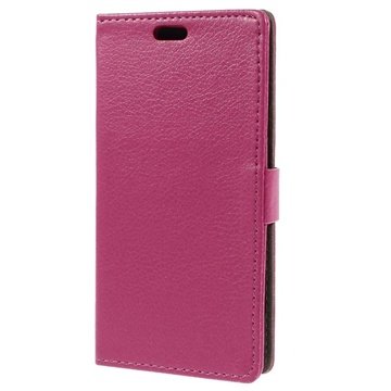 Nokia Lumia 830 Pung Læder Taske - Hot Pink