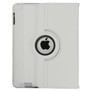 Rotary Læder Taske - iPad 2, iPad 3, iPad 4 - Sort