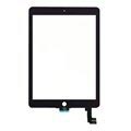 iPad Air 2 Display Glas & Touch Screen - Sort