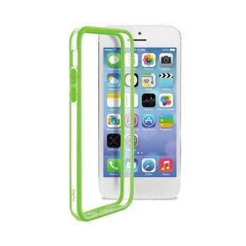 iPhone 5C Puro Bumper - Gennemsigtig / Grøn