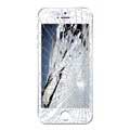 iPhone SE LCD Display & Touchskærm Reparation - Hvid - Høj Kvalitet